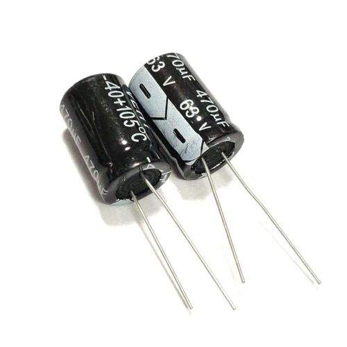 CAPACITOR 470MFD-63V MAKE:RUBYCON